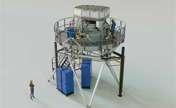 Computed generated image of the final astronomy instrument METIS.